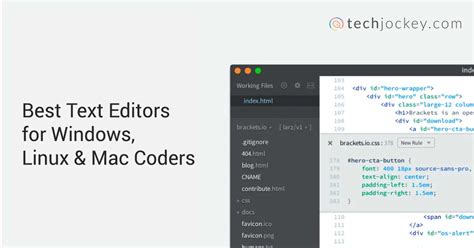 15 Best Text Editors For Windows Linux Mac Coders In 2024