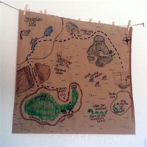 Treasure Map Pirate Maps Treasure Maps Kids Art Prints Tiny Trees