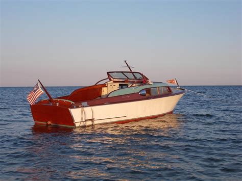 1956 Chris Craft Express Cruiser Powerboat For Sale In Michigan