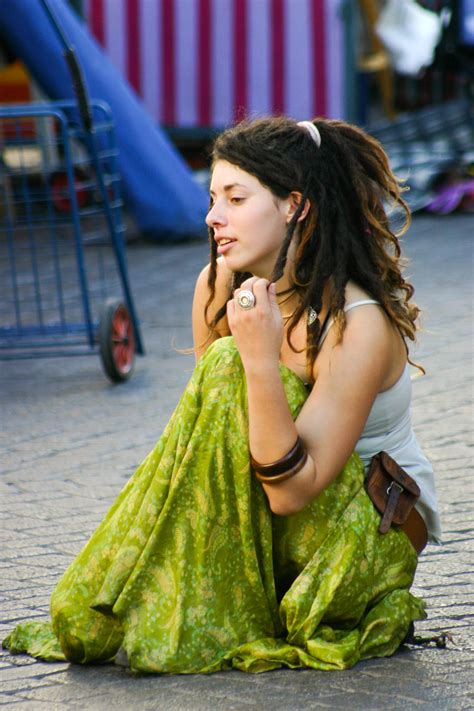 hippy girl by edayan on deviantart