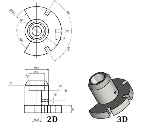 2d And 3d Modeling In Cad Software Draw Space