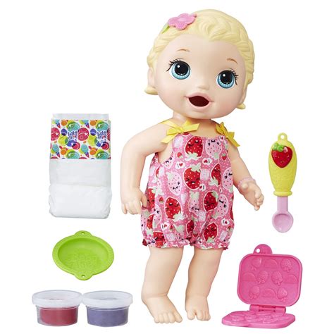 Baby Alive C2697 Super Snacks Snackinâ Lily Baby Blonde Baby Doll That