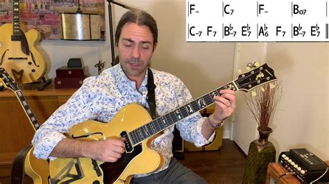 Jazz Guitar Lesson Exploring A Barney Kessel Intro Back Home Again In
