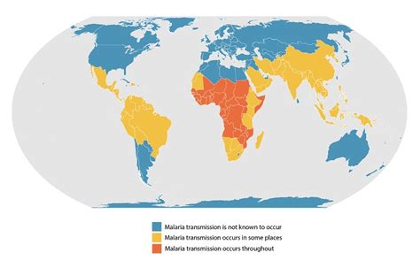 Cdc Malaria About Malaria Where Malaria Occurs