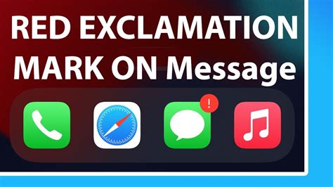 How To Remove Exclamation Mark On Messages Iphone Red Exclamation