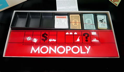 Monopoly Board Game Published By Parker Brothers Complete Metal