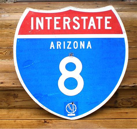 Arizona Interstate 8 Aaroads Shield Gallery