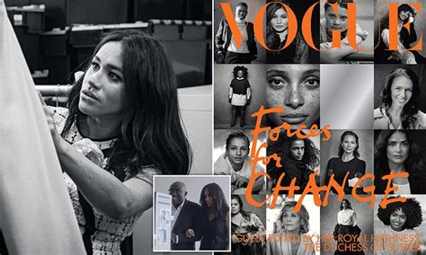 Meghan Markle Guest Edits Vogue Duchess Of Sussex Unveils September Issue