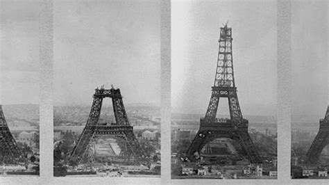 Photos Lévolution De La Construction De La Tour Eiffel Le Bonbon