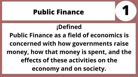 Components Of Public Finance Mpa405 Lecture 01 Youtube