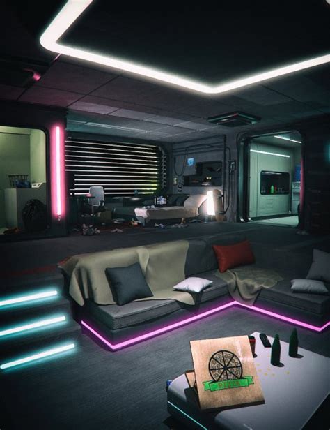 Cyberpunk Apartment 3d Models For Daz Studio And Poser