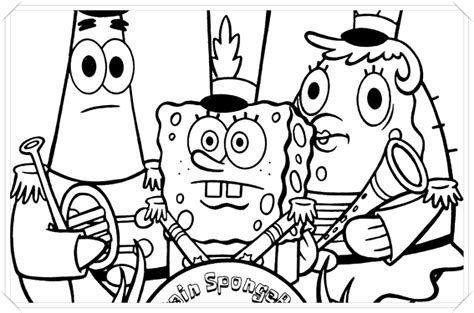 Dibujos Para Colorear De Bob Esponja Bebe - Pintar Bob Esponja - AZ