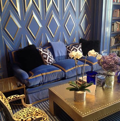 Blue And Gold Rooms And Decor 50 Favorites For Friday Blue And Gold