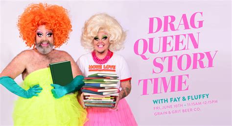 Drag Queen Story Time With Fay And Fluffy — Grain And Grit Beer Co Craft Brewery In Hamilton Ontario