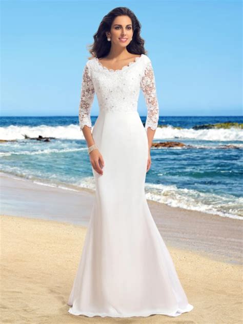 You'll be able to create the perfect beach wedding guest outfit with. Beach Wedding Dresses, Cheap Casual Simple Beach Wedding ...