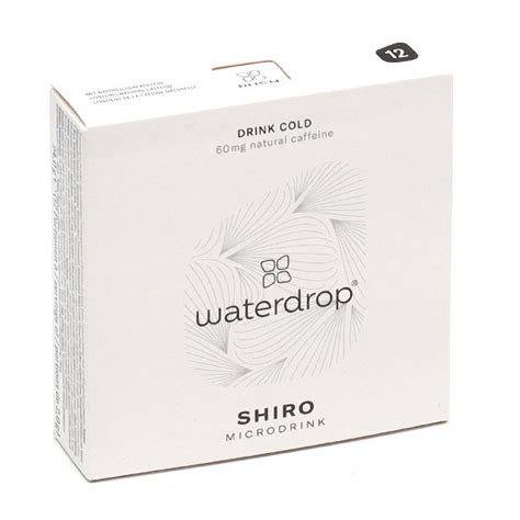 Waterdrop Microdrink Shiro Cube Pour Eau Aromatisée Sans Sucre Energie