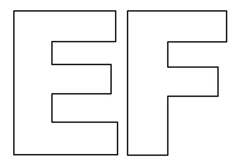 Estos moldes de letras grandes son ideales para imprimir y colorear, realizar actividades con los niños o para decorar el salón de clases. Imprimir Letras Grandes Para Carteles - SEONegativo.com