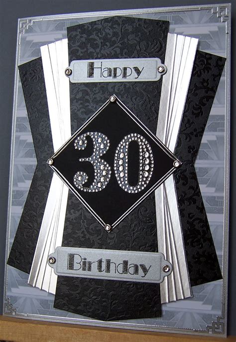 Whitch Craft Art Deco Birthday Card For A Man