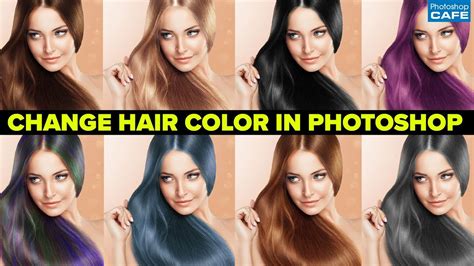 Change Hair To Any Color In Photoshop Black Blond Red And