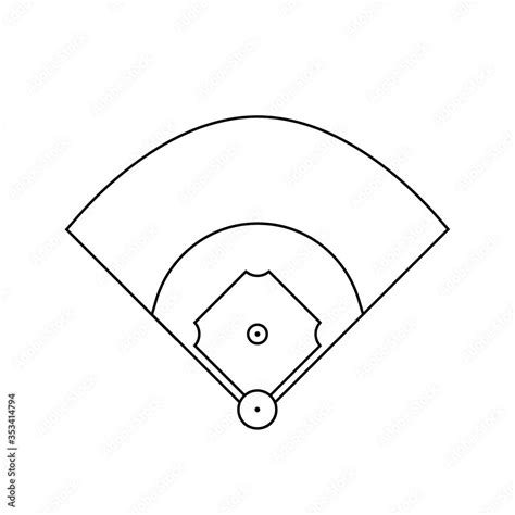 Baseball Field Diagram Printable Clipart Best