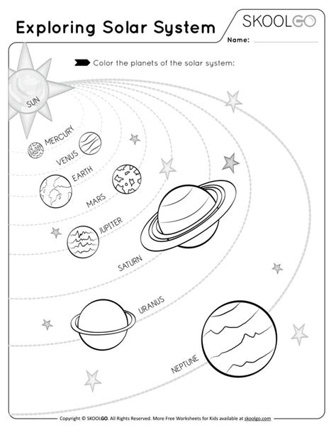 Solar System Planets Coloring Pages Printable Solar System Coloring