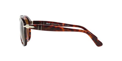 Sunglasses Persol Po 0649 24 57 54 20 Unisex Ecaille Aviator Frames Full Frame Glasses Vintage