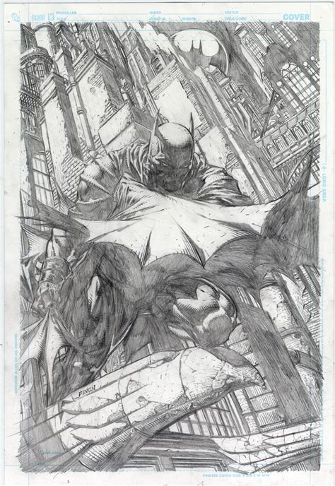 David Finch Comics David Finch’s Cover To Batman 700 Comic Art