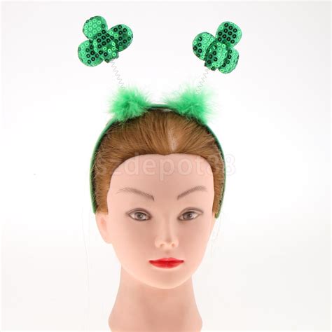 Buy Festival Novelty Saint Patrick Day Party Head Bopper Shamrocks Headband