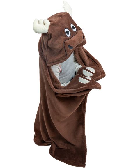 Lazy One Animal Blanket Hoodie For Kids Hooded Blanket Wearable
