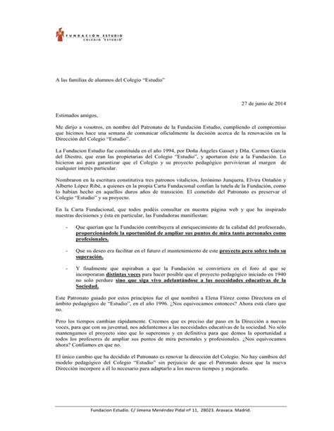 Carta De Patronato