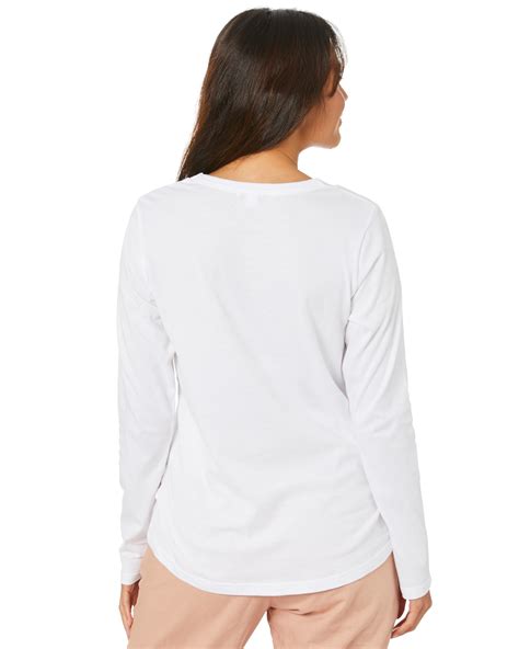 Nude Lucy Ava Long Sleeve Tee White Surfstitch