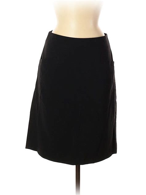 banana republic wool skirt black solid bottoms size 6 in 2021 wool skirts womens skirt