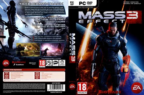 Mass Effect 3 2012 Eu Pc Dvd Cover And Labels Dvdcovercom
