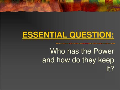 Ppt Essential Question Powerpoint Presentation Free Download Id