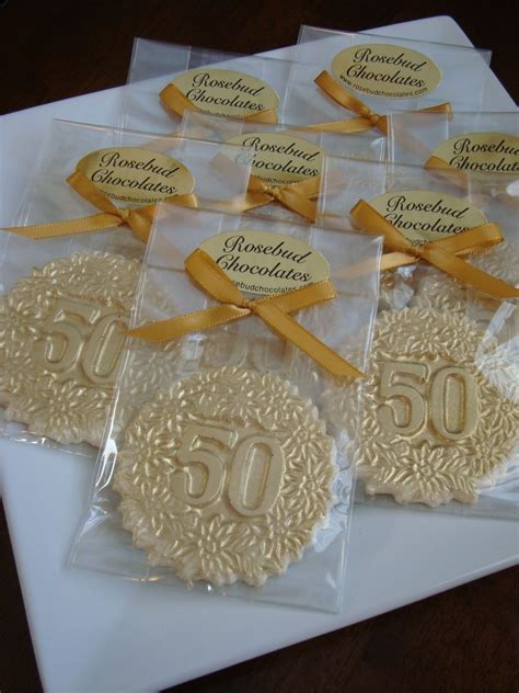 50th Wedding Anniversary Craft Ideas For Favors