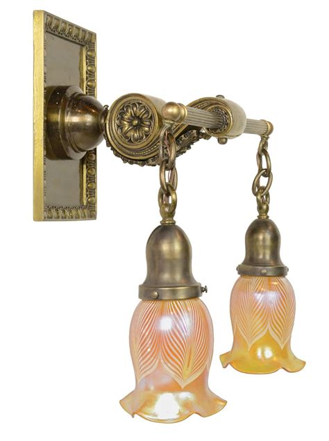 Guaranteed low prices on all modern lighting, furniture and accessories + free shipping on most orders! cast brass sconce with art glass shades— architectural ...