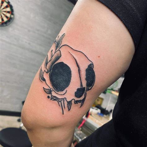 The eye is the window of the soul. Top 67+ Best Cat Skull Tattoo Ideas - 2021 Inspiration Guide