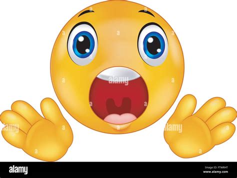 Smiley Emoticon Surprised Stock Vector Image And Art Alamy