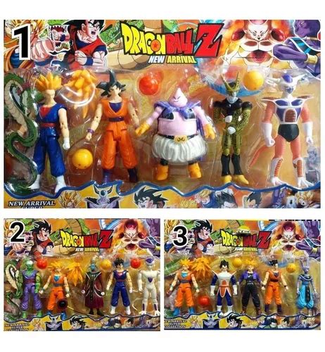 Kit 15 Bonecos Dragon Ball Articulado 15 Cm Son Goku Vegeta Frete Grátis