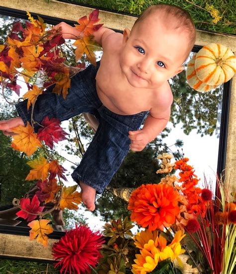 Our Little Pumpkin Diy Fall Photo Shoot Fall Baby Pictures Baby