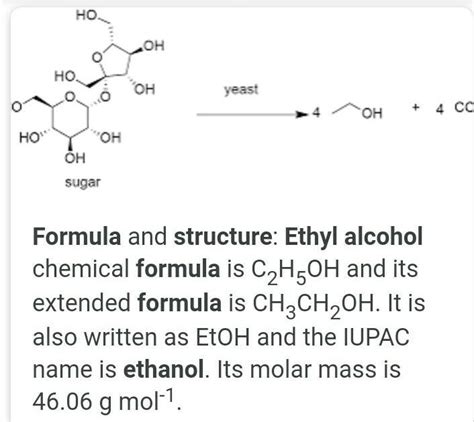 Bond Line Formula Of Ethyl Alcohol
