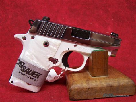 Sig Sauer P238 380acp White Chrome For Sale At