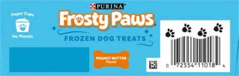 Frosty Paws Peanut Butter Frozen Dog Treats 4 Ct Qfc