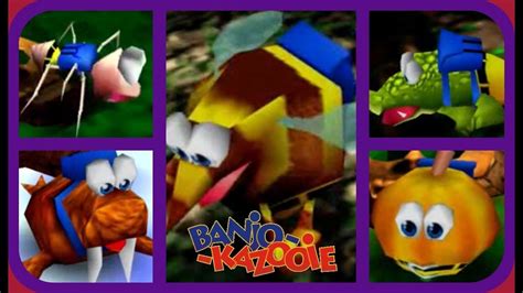 Banjo Kazooie All Transformations Youtube