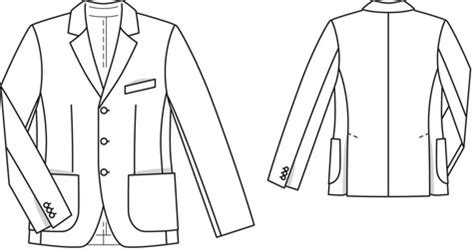 Men's Linen Jacket 04/2014 #128 – Sewing Patterns | BurdaStyle.com