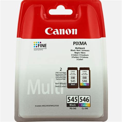 Canon Pg 545cl 546 Bkcmy Multipack Inktcartridge In Stopgezet