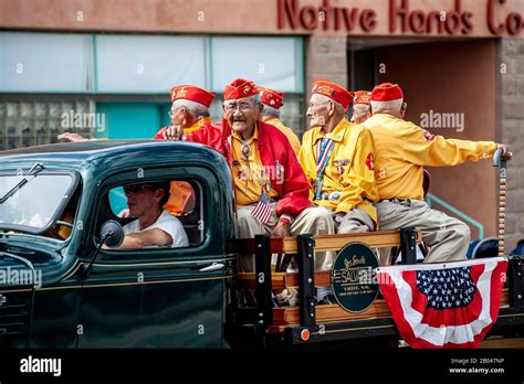 Navajo Code Talkers Ceremonial Parade Gallup Inter Tribal Ceremonial