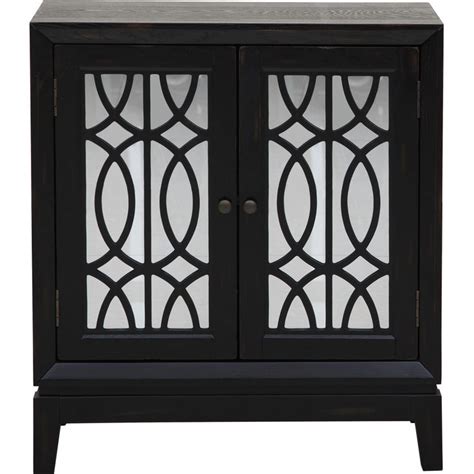 Door Cabinet In Black By Pulaski Home Gallery Stores Accent Doors