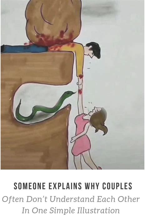 someone explains why couples often don t understand each other in one simple illustration