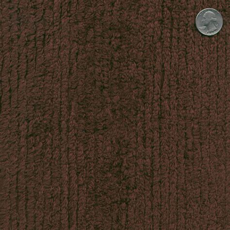Cotton Terry Chenille Fabric By The Yard Brown Tc0515 596
